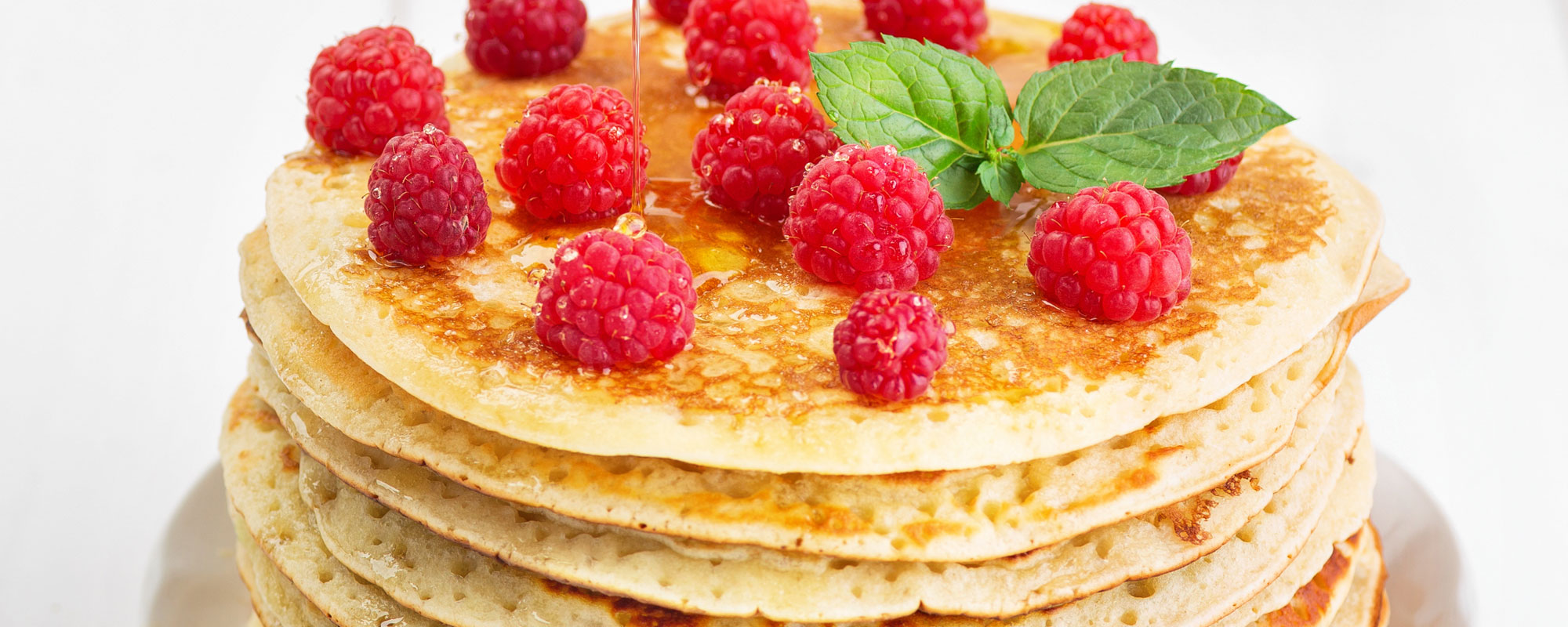 Pancakes With Raspberries from PJ's Pancake House